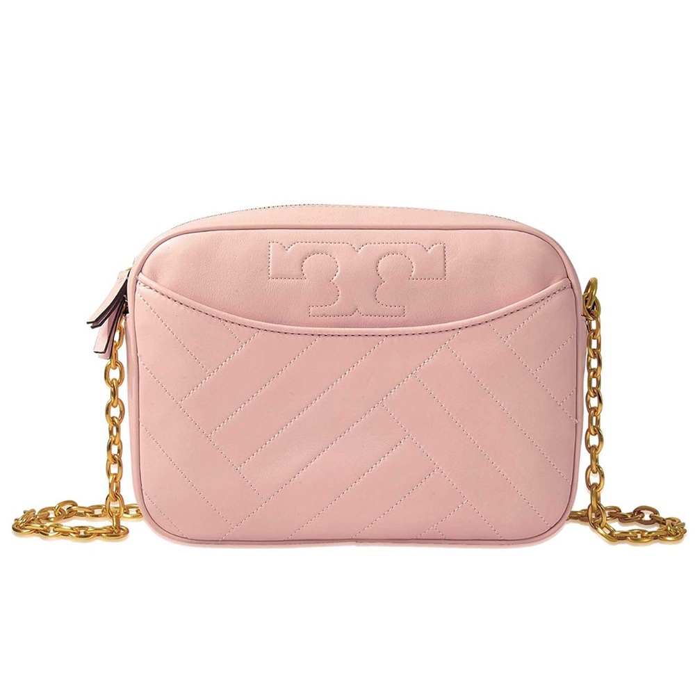 Tory Burch Alexa Leather Crossbody Camera Bag